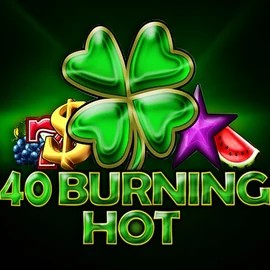40 Burning Hot online game logo by Amusnet Interactive on wyns-casino.eu