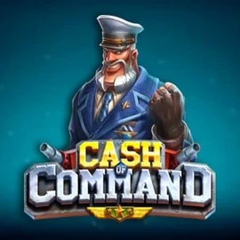 Cash of Command slot logo by Play'n GO at Wyns Casino