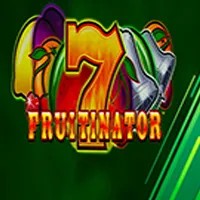 Fruitinator Jackpot King slot logo by Blueprint Gaming at Wyns Casino