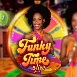Funky Time online game logo by Evolution on wyns-casino.eu