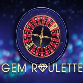 Gem Roulette slot logo by iSoftBet at Wyns Casino
