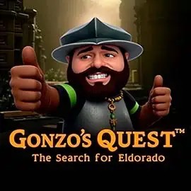 Gonzo's Quest slot logo by NetEnt at Wyns CasinoGonzo's Quest