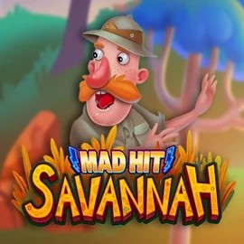 Mad Hit Savannah online game logo by RubyPlay on wyns-casino.eu