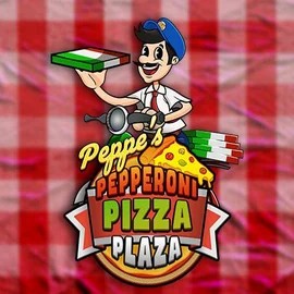 Peppe’s Pepperoni Pizza Plaza slot visual from Pragmatic Play available on wyns-casino.eu