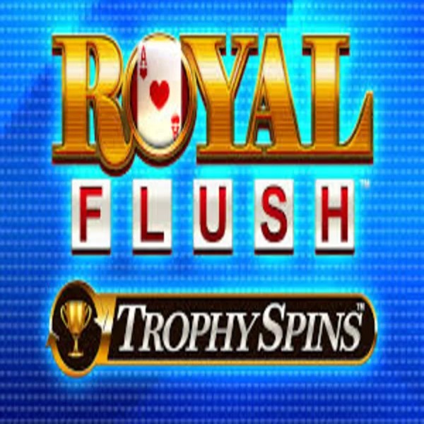 Royal Flush Trophy Spins logo – Slots by Greentube at Wyns Casino