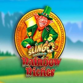 Slingo Rainbow Riches casino game by Gaming Realms – featured logo at Wyns Casino