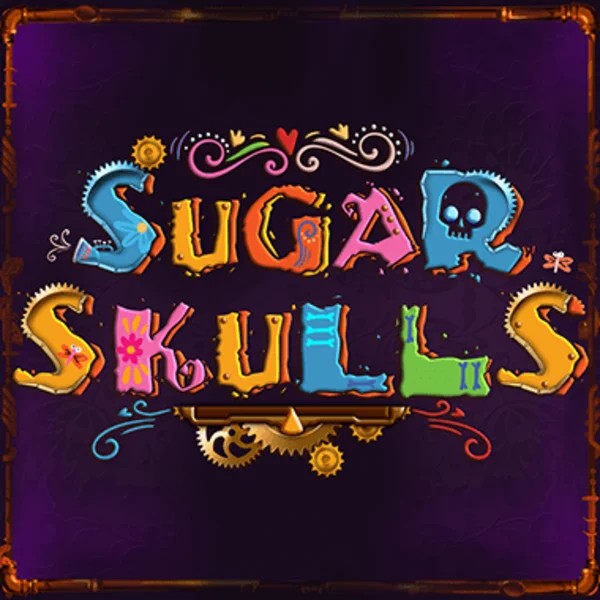 Sugar Skulls logo by Booming Games Wyns Casino