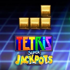 Jackpots logo of Tetris Super Jackpots from WMS at Wyns Casino