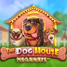 The Dog House Megaways logo by Pragmatic Play Wyns Casino